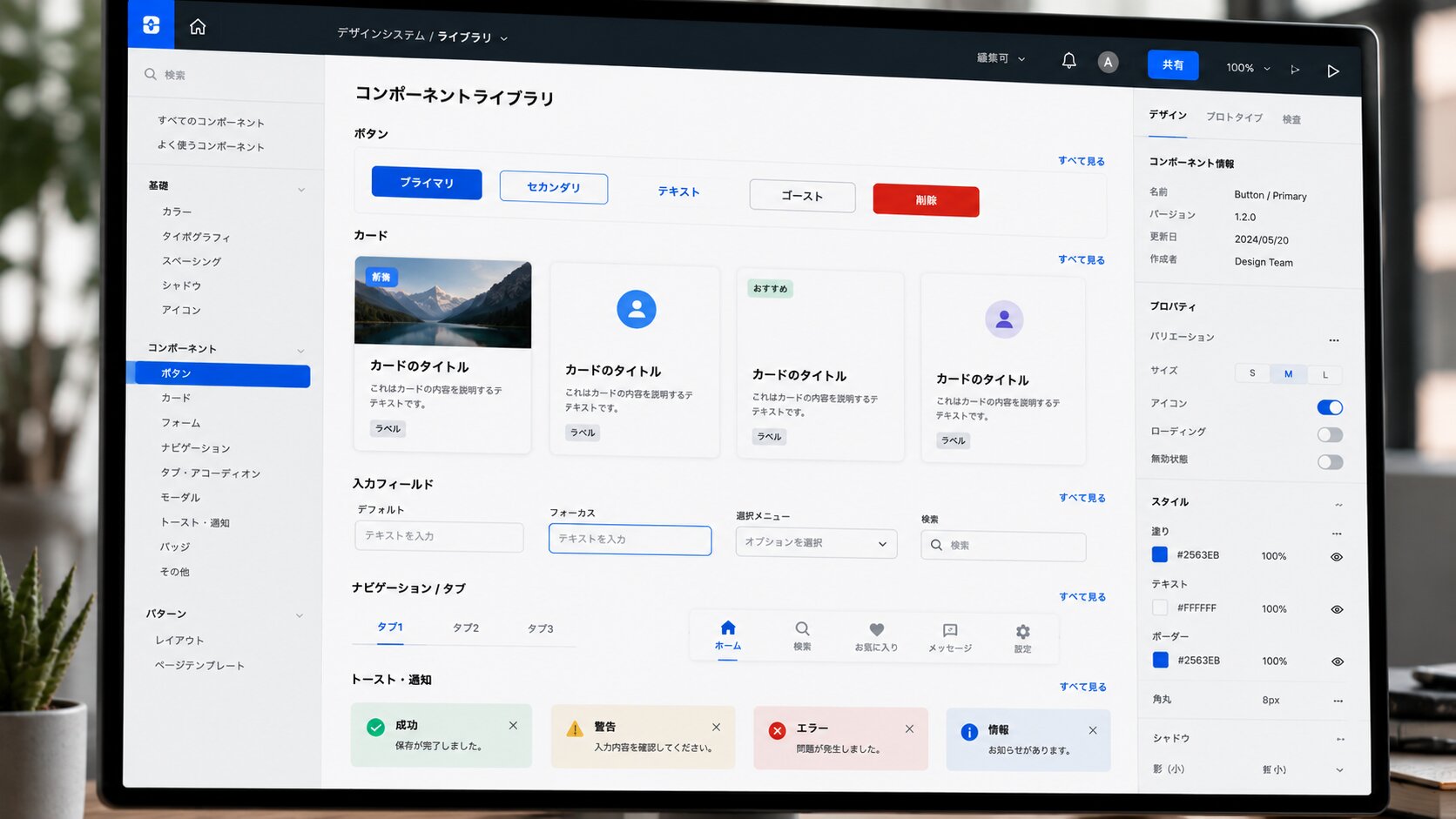 コンポーネントライブラリを現場で運用する